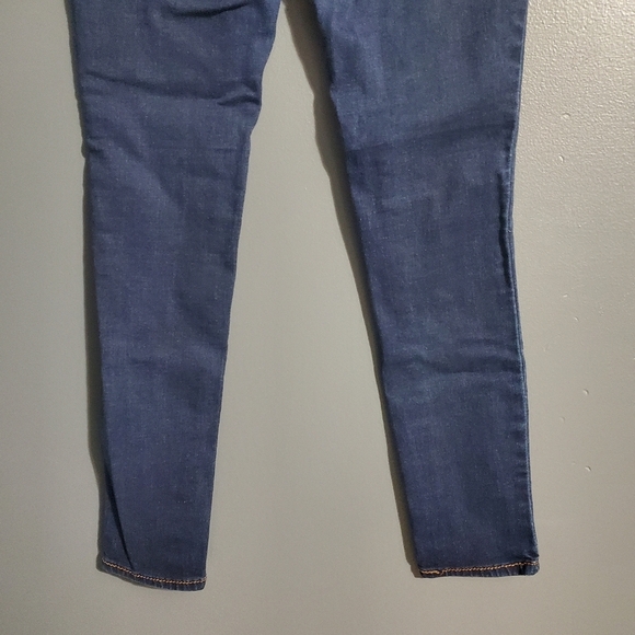 Time and Tru Super Skinny Womens Jeans Dark Wash Size 10 - Picture 5 of 6